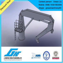 folding boom ship crane marine crane boat crane